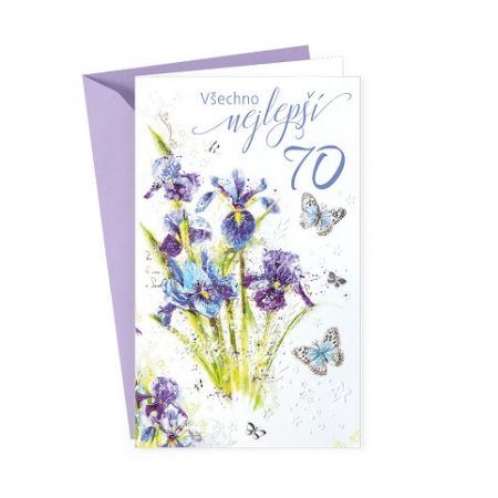 ARGUS Přání k narozeninám 70 15-6385c70