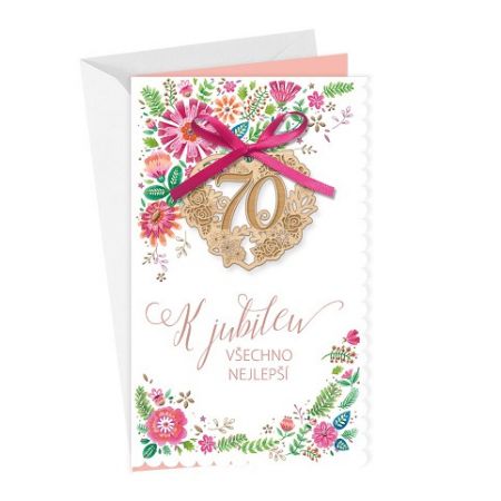 ARGUS Přání k narozeninám 70 15-6452c70