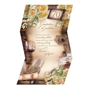 ARGUS Přání k 70. narozeninám 15-7057c70