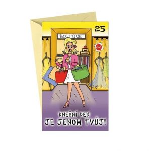 ARGUS Vtipné přání k narozeninám 25 190657-c25