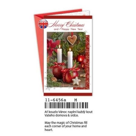 ARGUS Vánoční přání EN 11-6456a