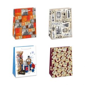 ARGUS Dárková papírová taška 23 x 32 cm mix 12 ks 07550006