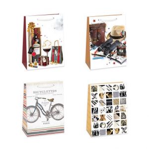 ARGUS Dárková papírová taška 23 x 32 cm mix 12 ks 07550012