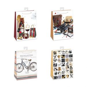 ARGUS Dárková papírová taška 23 x 32 cm mix 12 ks 07550012h