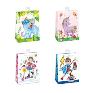 ARGUS Dárková papírová taška (29 x 38 cm) mix 12 ks 07850008h