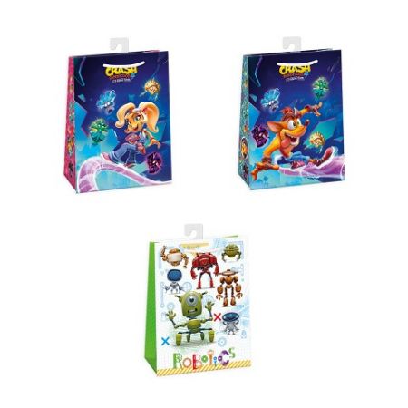 ARGUS Dárková papírová taška (29 x 38 cm) mix 12 ks 07850009h