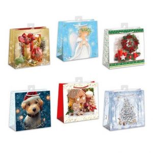 ARGUS Dárková papírová taška (16 x 16 cm) mix 12 ks 08230001h