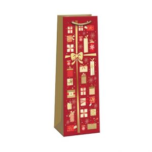 ARGUS Dárková papírová taška LUX na víno (13 x 37.5 cm) 08390134