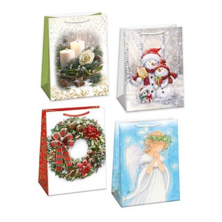 ARGUS Dárková papírová taška (23 x 32 cm) mix 12 ks 08530001