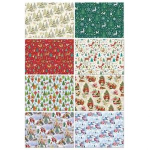 ARGUS Balící papír STANDARD vánoční motiv arch 100x70 MIX box 80 rolí 09210008