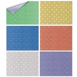 ARGUS Metalická balící fólie s potiskem 200x70, MIX box 48 rolí 09540003