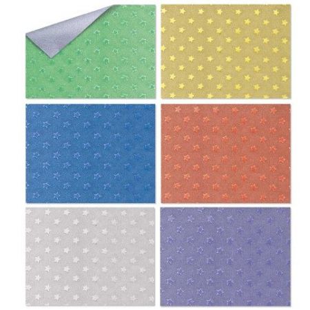 ARGUS Metalická balící fólie s potiskem 200x70, MIX box 48 rolí 09540003