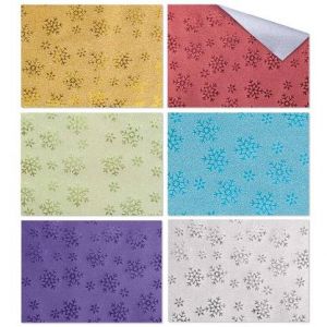 ARGUS Metalická balící fólie s potiskem 200x70, MIX box 48 rolí 09540004