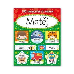 ARGUS Veselé nálepky samolepky se jménem Matěj 11140088