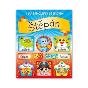 ARGUS Veselé nálepky samolepky se jménem Štěpán 11140100