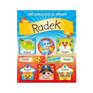 ARGUS Veselé nálepky samolepky se jménem Radek 11140156