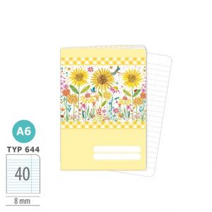 ARGUS Sešit A6 TYP 644 Flowers stitch 15980364