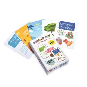 ARGUS Edukační hrací karty barevný rok 22010062
