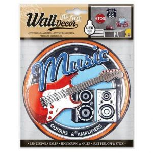 ARGUS Nálepka na zeď svítící music 23150005
