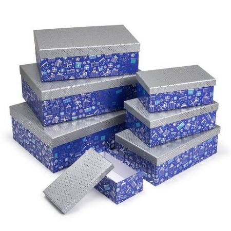 ARGUS Sada 7 ks dárkových krabic s metalickou ražbou 25008148