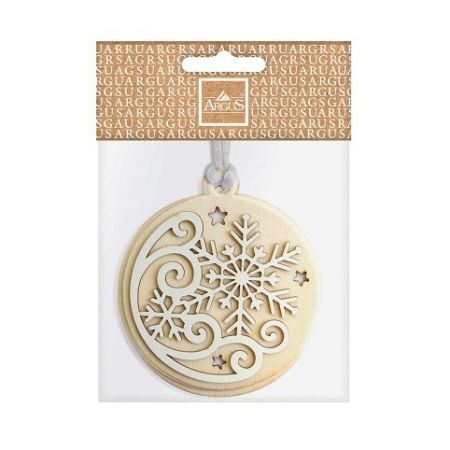 ARGUS Vánoční dřevěná dekorace 5 ks 23561002