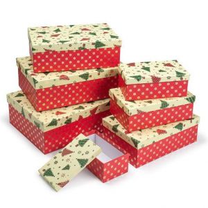 ARGUS Sada 7 ks vánočních dárkových krabic 25001177