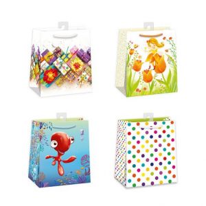 ARGUS Dárková papírová taška 19 x 23 cm mix 12 ks 07450005h