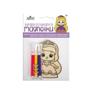 ARGUS Kreativní tvoření vybarvi si magnetku princezna 19260001
