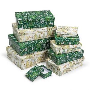 ARGUS dárková krabice vánoční 2532 - 10,5 x 7,6 x 3,2 cm