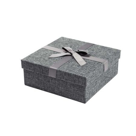 ARGUS dárková krabice textilní 2511 - 22 x 22 x 8 cm