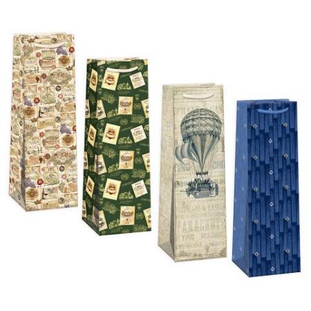 ARGUS Dárková papírová taška T3 12 x 40 cm mix 12 ks 07350009