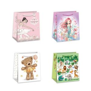 ARGUS Dárková papírová taška 19 x 23 cm mix 12 ks 07450014