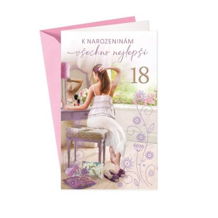 ARGUS Přání k narozeninám 18 15-6520c18