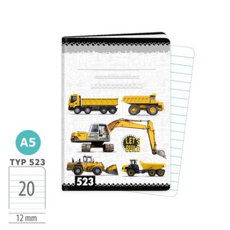 ARGUS Sešit A5 TYP 523 LET’S BUILD 15930390