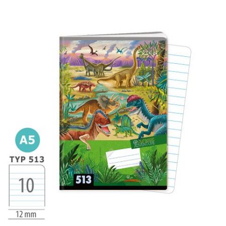 ARGUS Sešit A5 TYP 513 Jurassic ADVENTURE 15940388
