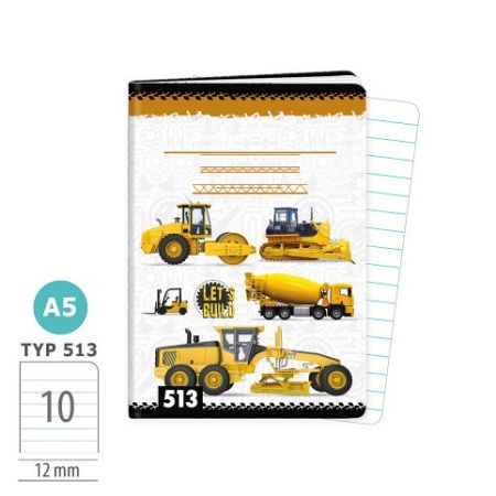 ARGUS Sešit A5 TYP 513 LET’S BUILD 15940390