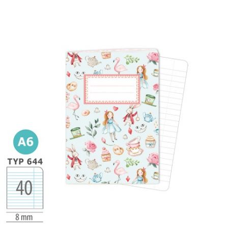 ARGUS Sešit A6 TYP 644 Alice’s adventures in Wonderland 15980387