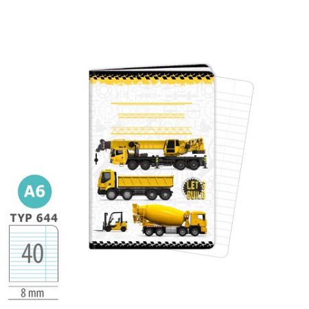 ARGUS Sešit A6 TYP 644 LET’S BUILD 15980390