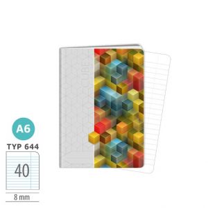 ARGUS Sešit A6 TYP 644 barevné kostky 15980402