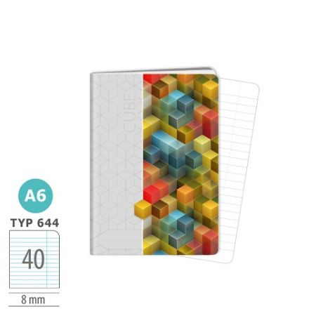 ARGUS Sešit A6 TYP 644 barevné kostky 15980402
