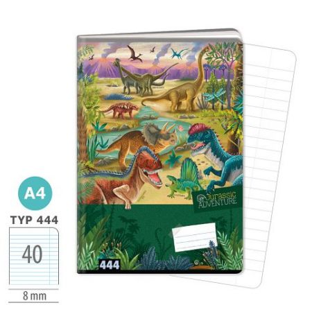 ARGUS Sešit A4 TYP 444 Jurassic ADVENTURE 15820388