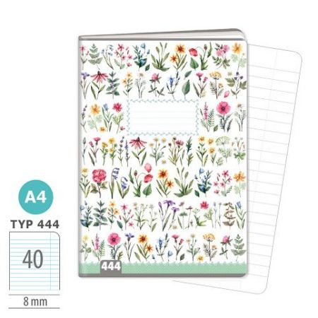 ARGUS Sešit A4 TYP 444 luční květiny 15820396