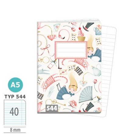 ARGUS Sešit A5 TYP 544 Alice’s adventures in Wonderland 15920387