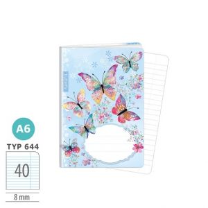 ARGUS Sešit A6 TYP 644 Butterfly 1598030302