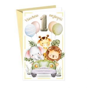 ARGUS Dětské blahopřání k 1. narozeninám 17-6044c1