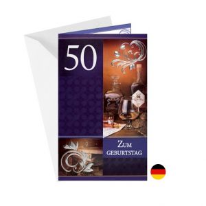 ARGUS Přání k narozeninám 50 DE 15-6282n50