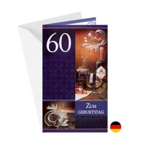 ARGUS Přání k narozeninám 60 DE 15-6282n60