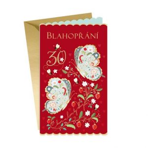 ARGUS Přání k 30.narozeninám 15-6578c30