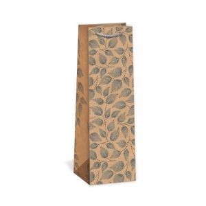 ARGUS Dárková papírová taška NATUR na víno T3N (11 x 36 cm) 07340138