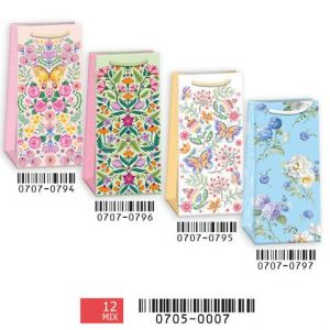 ARGUS Dárková papírová taška 10 x 22 cm mix 07050007